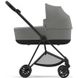 Купити Коляска дитяча 2 в 1 Cybex Mios Lux Mirage Grey шасі Matt Black 39 500 грн недорого