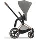 Купити Коляска дитяча 2 в 1 Cybex Priam Mirage Grey шасі Rosegold 52 190 грн недорого