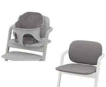 Купить Мягкий вкладыш и накладки для стульчика Cybex Lemo Suede Grey 2 300 грн недорого