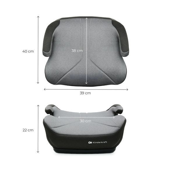 Автокресло-бустер Kinderkraft i-Boost 2 Grey