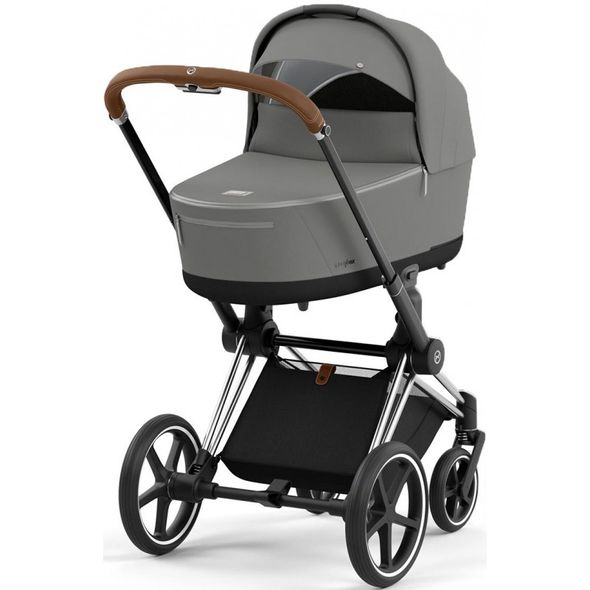 Купити Коляска дитяча 2 в 1 Cybex Priam Mirage Grey шасі Chrome Brown 49 180 грн недорого, дешево