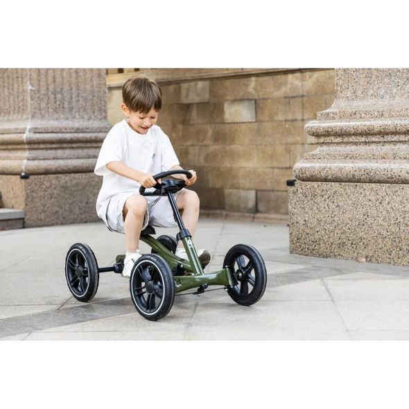Велокарт детский Qplay Go Kart Army Green
