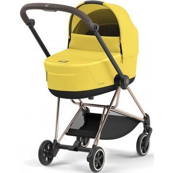 Купить Коляска 2 в 1 Cybex Mios Lux Mustard Yellow шасси Rosegold 38 000 грн недорого