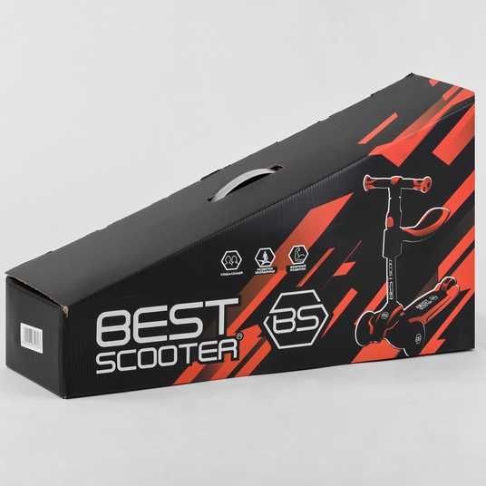 Самокат з сидінням Best Scooter JS-20815 - Дитячий магазин Poteshki