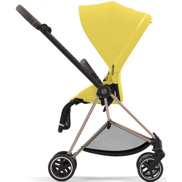 Купити Коляска дитяча 2 в 1 Cybex Mios Lux Mustard Yellow шасі Rosegold 38 000 грн недорого, дешево