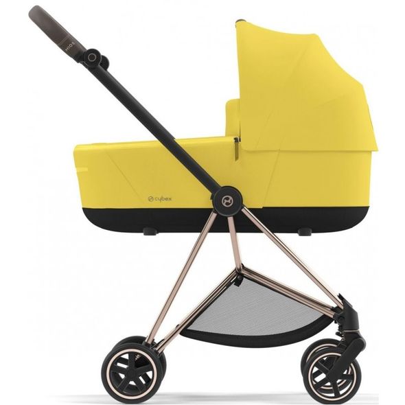 Купити Коляска дитяча 2 в 1 Cybex Mios Lux Mustard Yellow шасі Rosegold 38 000 грн недорого, дешево