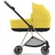 Купити Коляска дитяча 2 в 1 Cybex Mios Lux Mustard Yellow шасі Rosegold 38 000 грн недорого