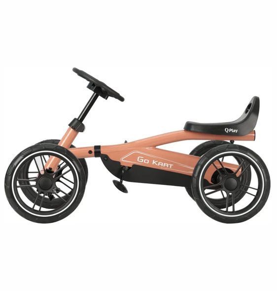 Велокарт дитячий Qplay Go Kart Nude Pink