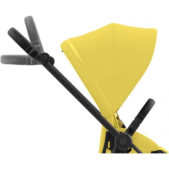 Купити Коляска дитяча 2 в 1 Cybex Mios Lux Mustard Yellow шасі Matt Black 36 000 грн недорого, дешево