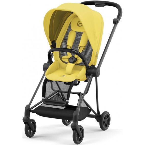 Купити Коляска дитяча 2 в 1 Cybex Mios Lux Mustard Yellow шасі Matt Black 36 000 грн недорого, дешево