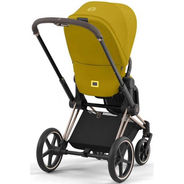 Купити Коляска дитяча 2 в 1 Cybex Priam Mustard Yellow шасі Rosegold 50 700 грн недорого, дешево