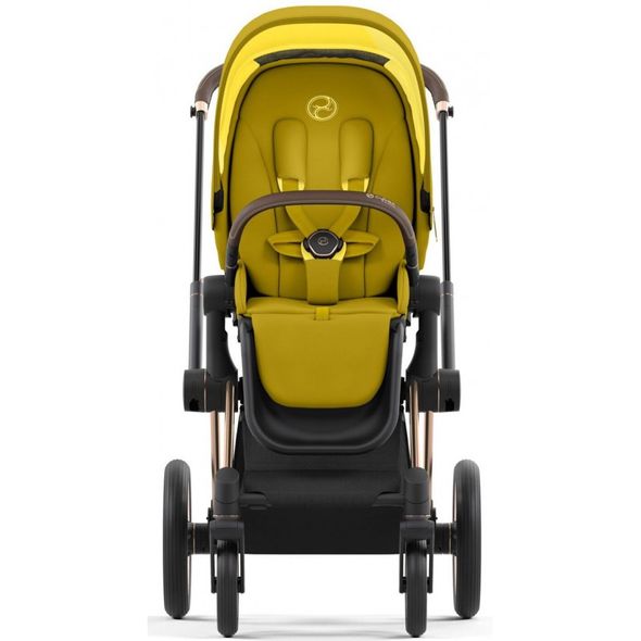 Купити Коляска дитяча 2 в 1 Cybex Priam Mustard Yellow шасі Rosegold 50 700 грн недорого, дешево