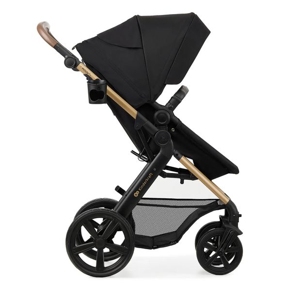 Купити Коляска дитяча 3 в 1 Kinderkraft Moov 2 Pure Black 12 390 грн недорого, дешево