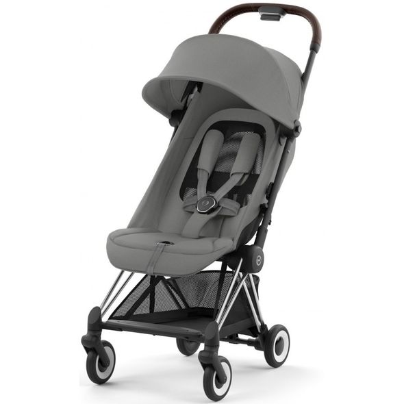 Купити Прогулянкова коляска Cybex Coya Chrome Brown Mirage Grey 17 900 грн недорого, дешево