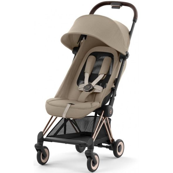 Купити Прогулянкова коляска Cybex Coya Rosegold Cozy Beige 19 500 грн недорого, дешево