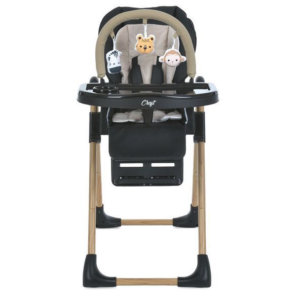 Купити Стільчик для годування El Camino Craft ME 1115-W Black 3 864 грн недорого, дешево