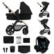 Купити Коляска дитяча 3 в 1 Kinderkraft Moov 2 Pure Black 12 390 грн недорого