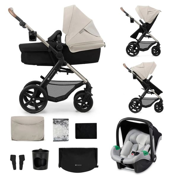 Купить Коляска 3 в 1 Kinderkraft Moov 2 Moonlight Gray 12 390 грн недорого