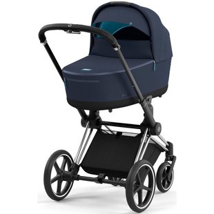 Купити Коляска дитяча 2 в 1 Cybex Priam Nautical Blue шасі Chrome Black 47 580 грн недорого, дешево