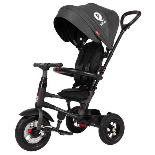ᐉ Триколісний складний велосипед Qplay Rito Rubber Black