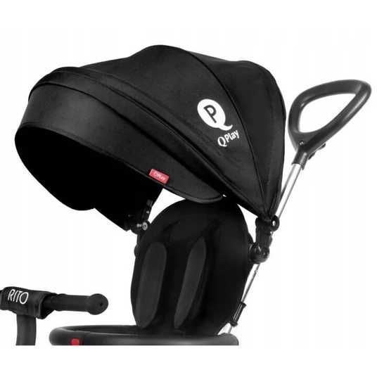ᐉ Триколісний складний велосипед Qplay Rito Rubber Black