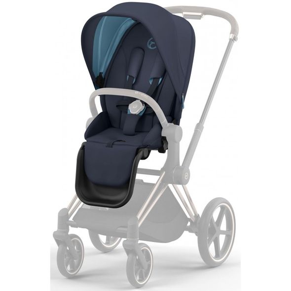 Купити Коляска дитяча 2 в 1 Cybex Priam Nautical Blue шасі Chrome Black 47 580 грн недорого, дешево