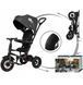 Купити Триколісний складний велосипед Qplay Rito Rubber Black 4 800 грн недорого