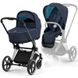 Купити Коляска дитяча 2 в 1 Cybex Priam Nautical Blue шасі Chrome Black 47 580 грн недорого