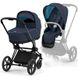 Купити Коляска дитяча 2 в 1 Cybex Priam Nautical Blue шасі Matt Black 47 580 грн недорого