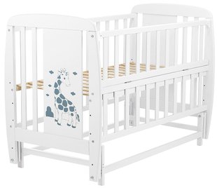 Купить Кровать Babyroom Жирафик 1 (маятник, откидной бок) DJMO-02 4 725 грн недорого