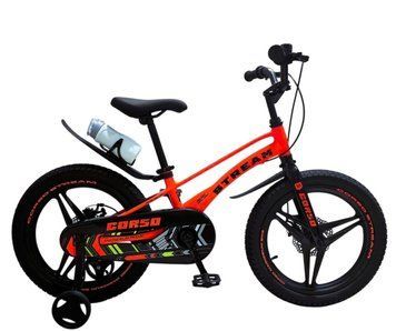 Купить Велосипед детский Corso 18" Stream SM-18761 (магниевая рама, литые диски, дисковые тормоза) 5 432 грн недорого