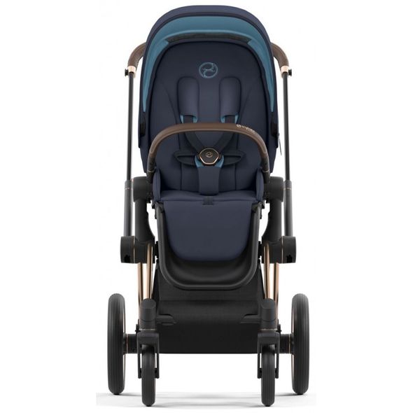 Купити Коляска дитяча 2 в 1 Cybex Priam Nautical Blue шасі Rosegold 50 080 грн недорого, дешево