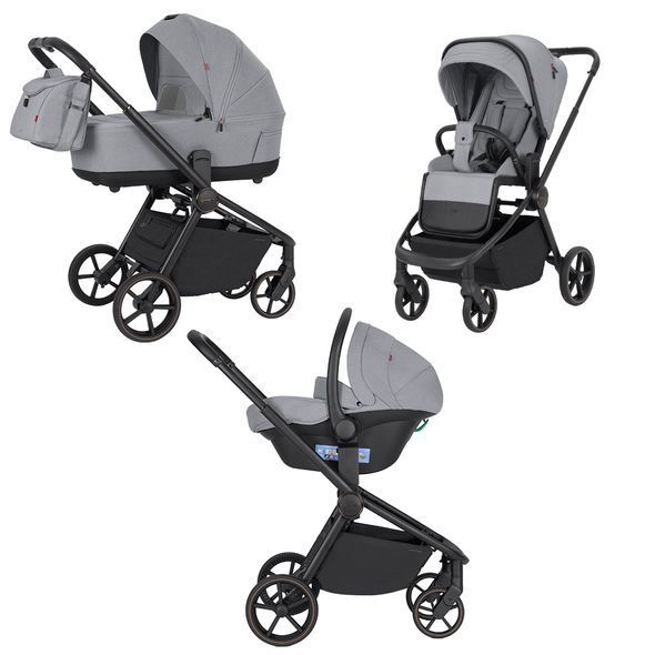 Купити Коляска дитяча 3 в 1 Carrello Epica 2025 CRL-8511 Silver Grey 17 830 грн недорого, дешево