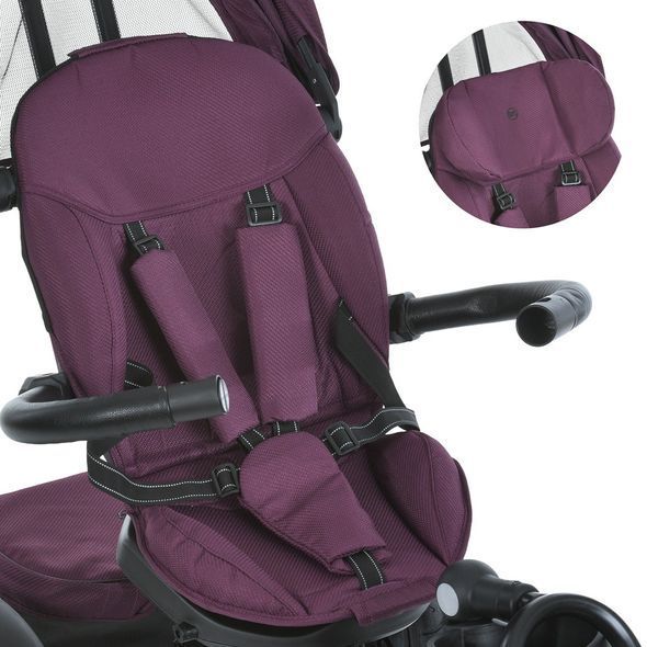 Купить Трехколесный велосипед El Camino Modena ME 1193 Purple (поворотное сиденье, складной руль) 5 192 грн недорого
