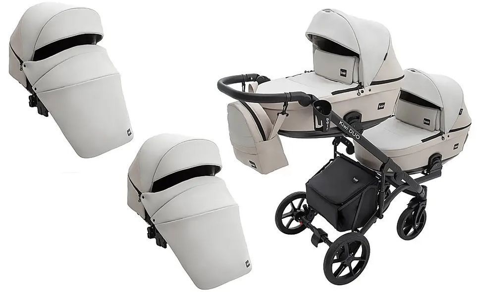 Купить Коляска 2 в 1 для двойни Bair Kiwi DUO ECO BKD-32/33 28 999 грн недорого