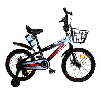 Купить Велосипед детский CORSO 18" Falcon FC-18724 (стальная рама, дисковые тормоза, звонок, бутылочка) 3 737 грн недорого