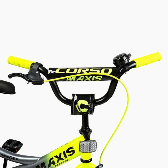 Купити Велосипед дитячий CORSO 16" Maxis MX-40771 (стальна рама, ручні гальма, допоміжні колеса) 3 324 грн недорого, дешево