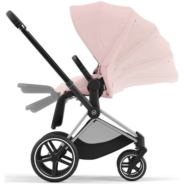 Купити Коляска дитяча 2 в 1 Cybex Priam Peach Pink шасі Chrome Black 51 600 грн недорого, дешево