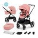 Купити Коляска дитяча 2 в 1 Kinderkraft Nea Ash Pink 15 390 грн недорого