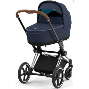 Купити Коляска дитяча 2 в 1 Cybex Priam Nautical Blue шасі Chrome Brown 47 580 грн недорого, дешево