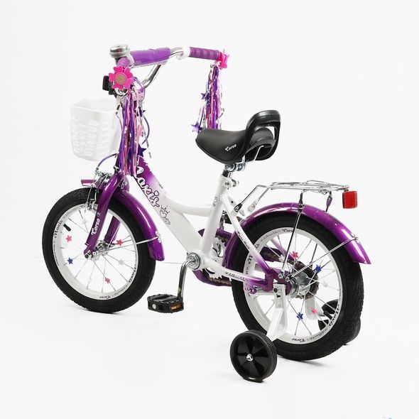 Купити Велосипед дитячий CORSO 14" Maxis MX-34903 (стальна рама, ручні гальма, допоміжні колеса) 3 151 грн недорого, дешево