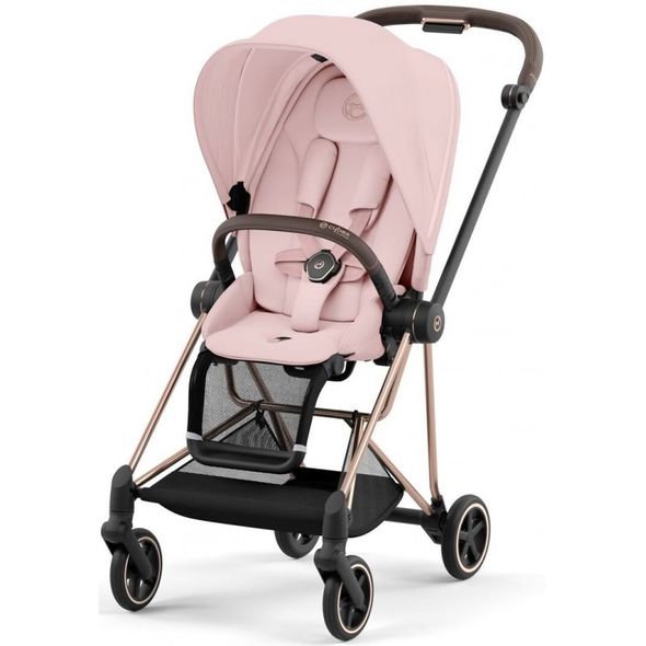 Купити Коляска дитяча 2 в 1 Cybex Mios Lux Peach Pink шасі Rose Gold 41 500 грн недорого, дешево