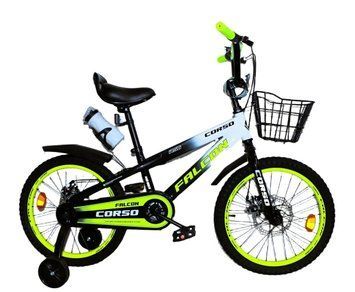 Купить Велосипед детский CORSO 18" Falcon FC-18227 (стальная рама, дисковые тормоза, звонок, бутылочка) 3 737 грн недорого