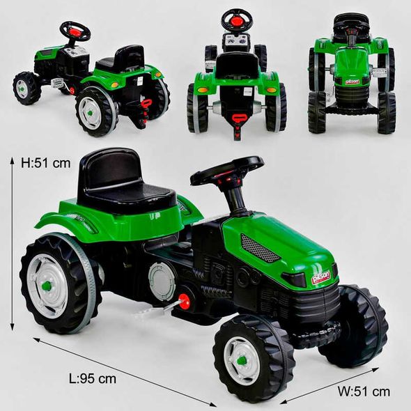 Купити Трактор педальний Pilsan 07-314 зелений 2 223 грн недорого, дешево