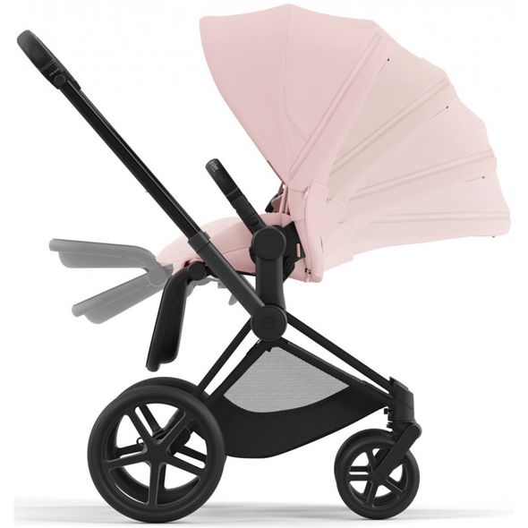 Купити Коляска дитяча 2 в 1 Cybex Priam Peach Pink шасі Matt Black 51 600 грн недорого, дешево