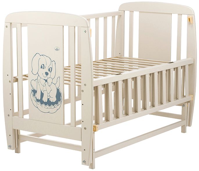 Купить Кровать Babyroom Собачка 3 (маятник, откидной бок) DSMO-02 3 845 грн недорого
