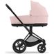 Купити Коляска дитяча 2 в 1 Cybex Priam Peach Pink шасі Matt Black 51 600 грн недорого