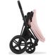 Купити Коляска дитяча 2 в 1 Cybex Priam Peach Pink шасі Matt Black 51 600 грн недорого