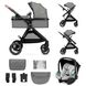 Купити Коляска дитяча 3 в 1 Kinderkraft Esme Moonlight Grey 10 990 грн недорого