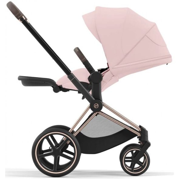 Купити Коляска дитяча 2 в 1 Cybex Priam Peach Pink шасі Rosegold 53 600 грн недорого, дешево